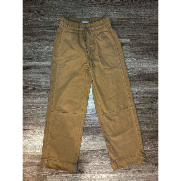 Everlane The Canvas Organic Cotton Pull-On Pant in Cappuccino Tan Size Small - Picture 3 of 8